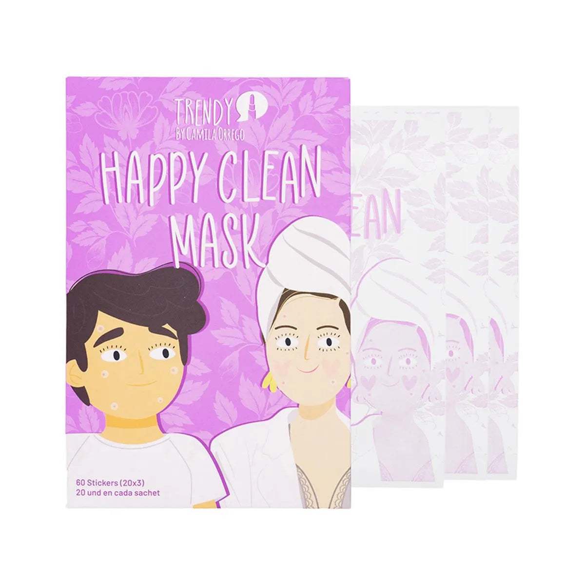 Sobre Mascarilla Stickers Para Acné Happy Clean