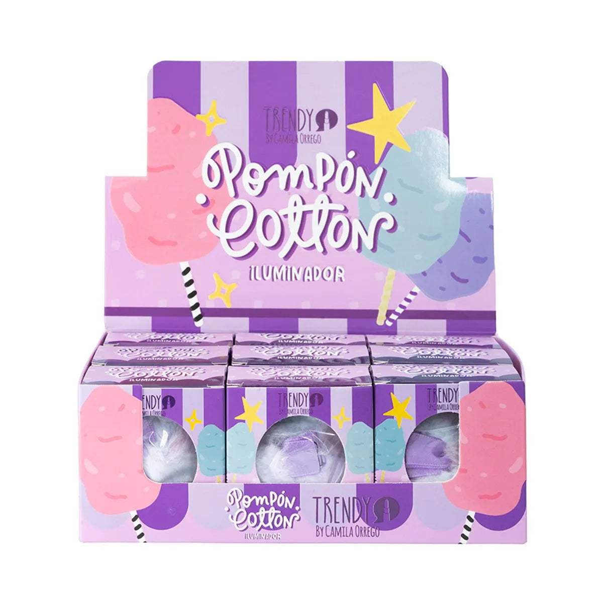 Pompon Iluminador Cotton Trendy