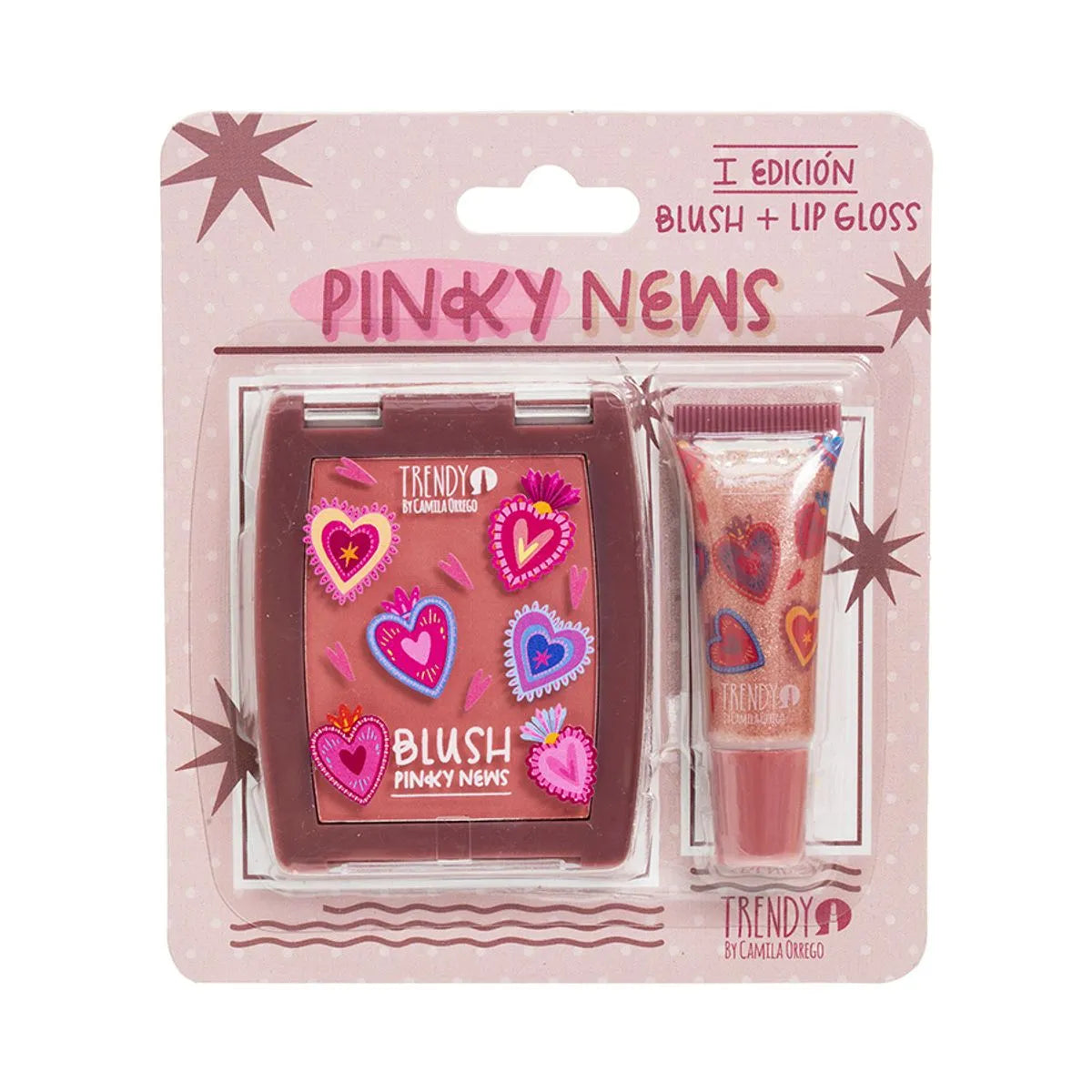 Kit Rubor Y Gloss Pink New